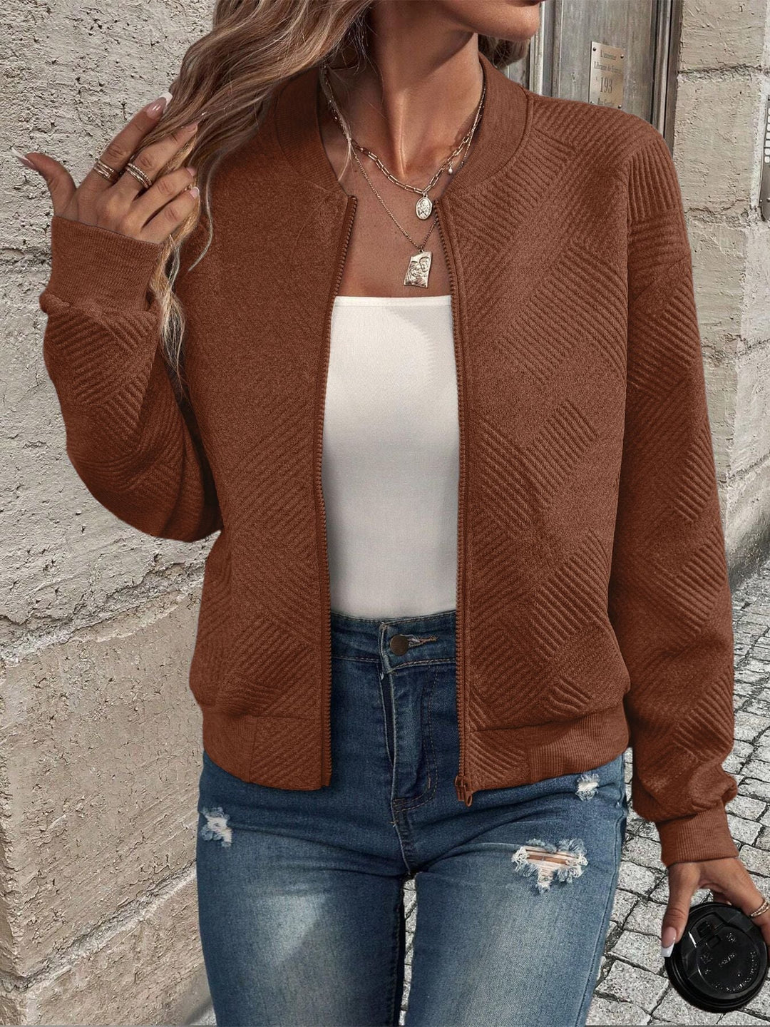 Seraphina – Spring Zip Jacket