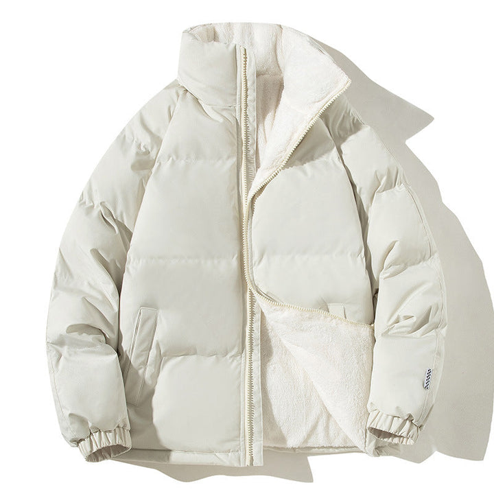 Women's Quilted Thermo Bomber Jacket with Teddy Lining and High Collar