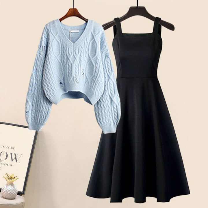 LIANE - Elegant knitted sweater with mermaid skirt