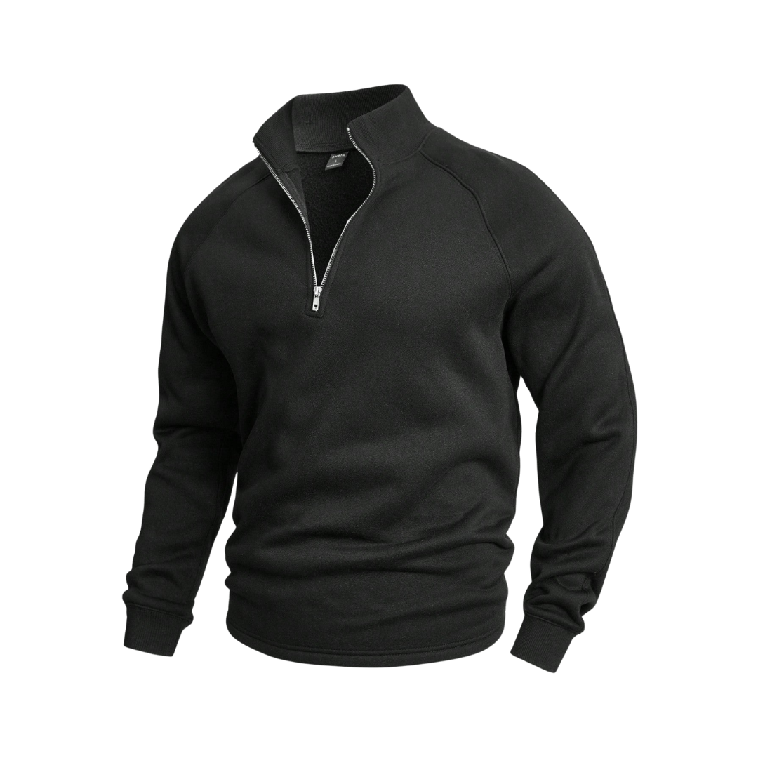 Men's Classic Half-Zip Pullover Sweater