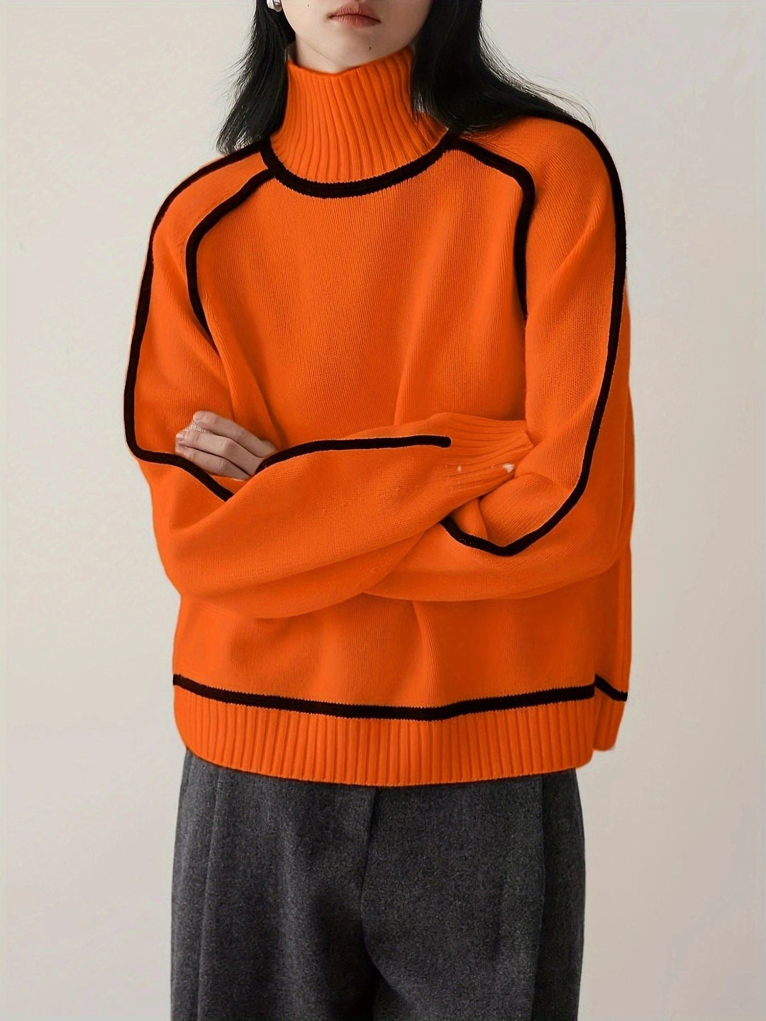 THERESA – HIGH NECK SWEATER