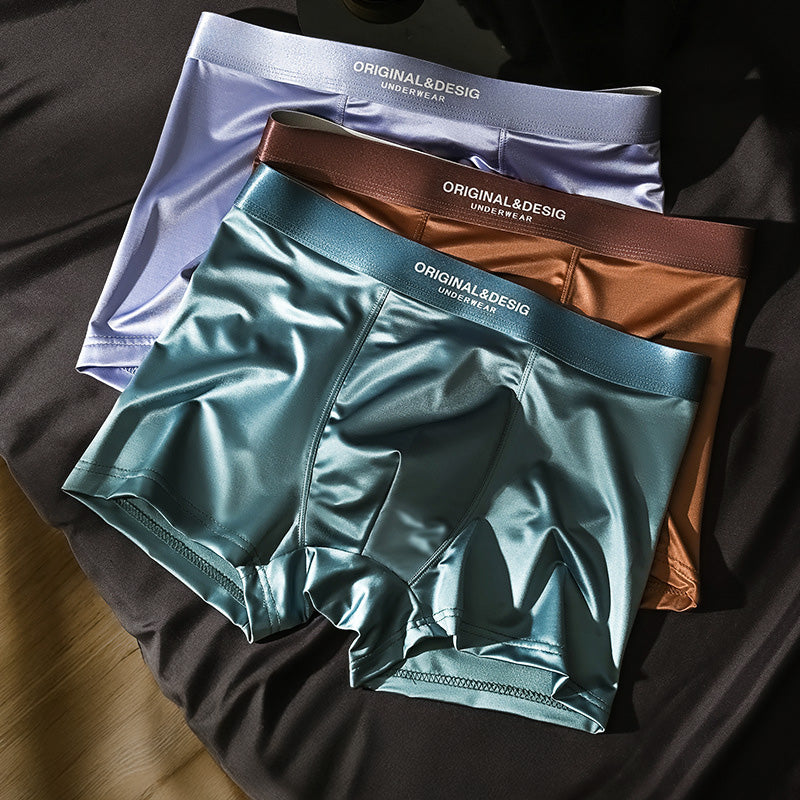 Platinum Ice Silk Boxer Shorts