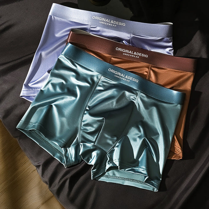 Platinum Ice Silk Boxer Shorts