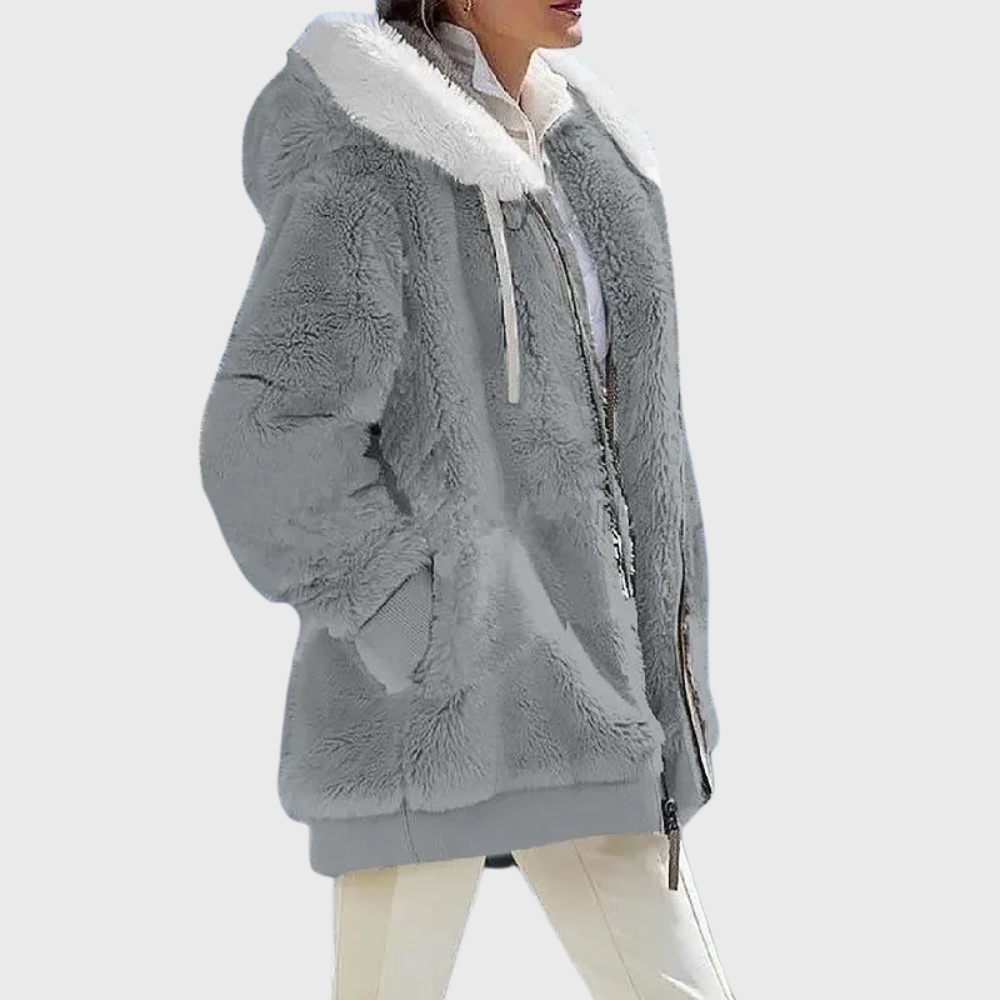 Sofia | Elegant Multicolor Warm Puffer Jacket