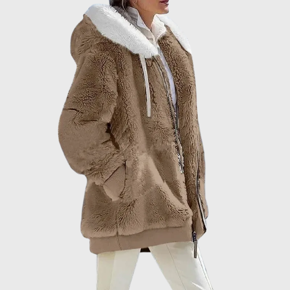 Sofia | Elegant Multicolor Warm Puffer Jacket