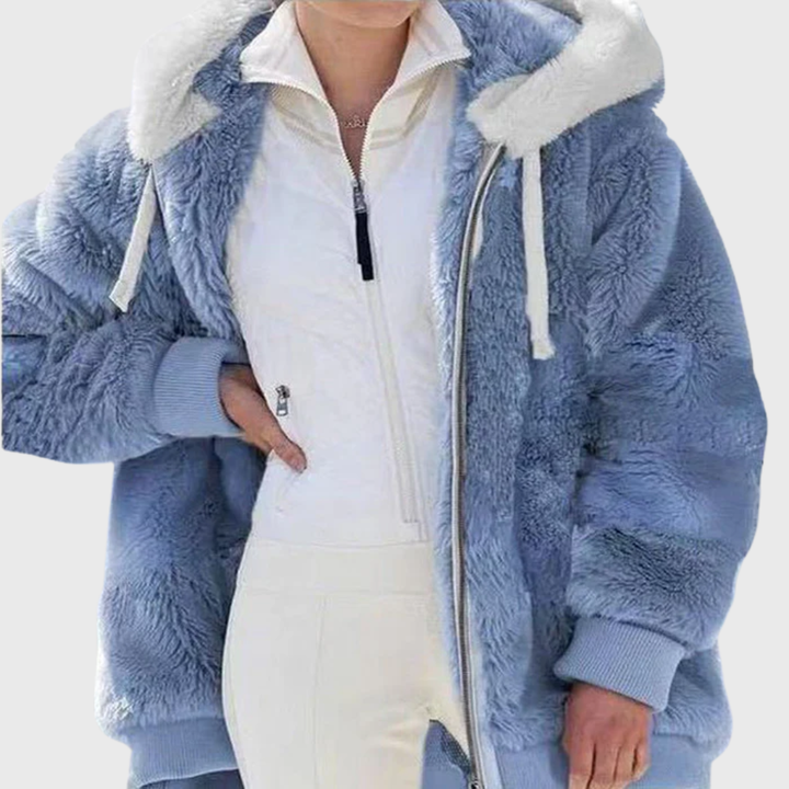 Sofia | Elegant Multicolor Warm Puffer Jacket