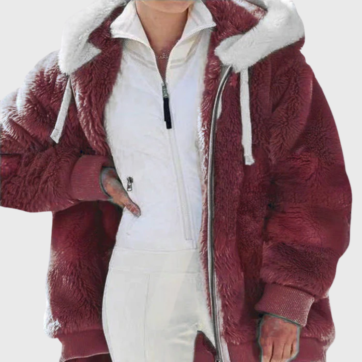 Sofia | Elegant Multicolor Warm Puffer Jacket