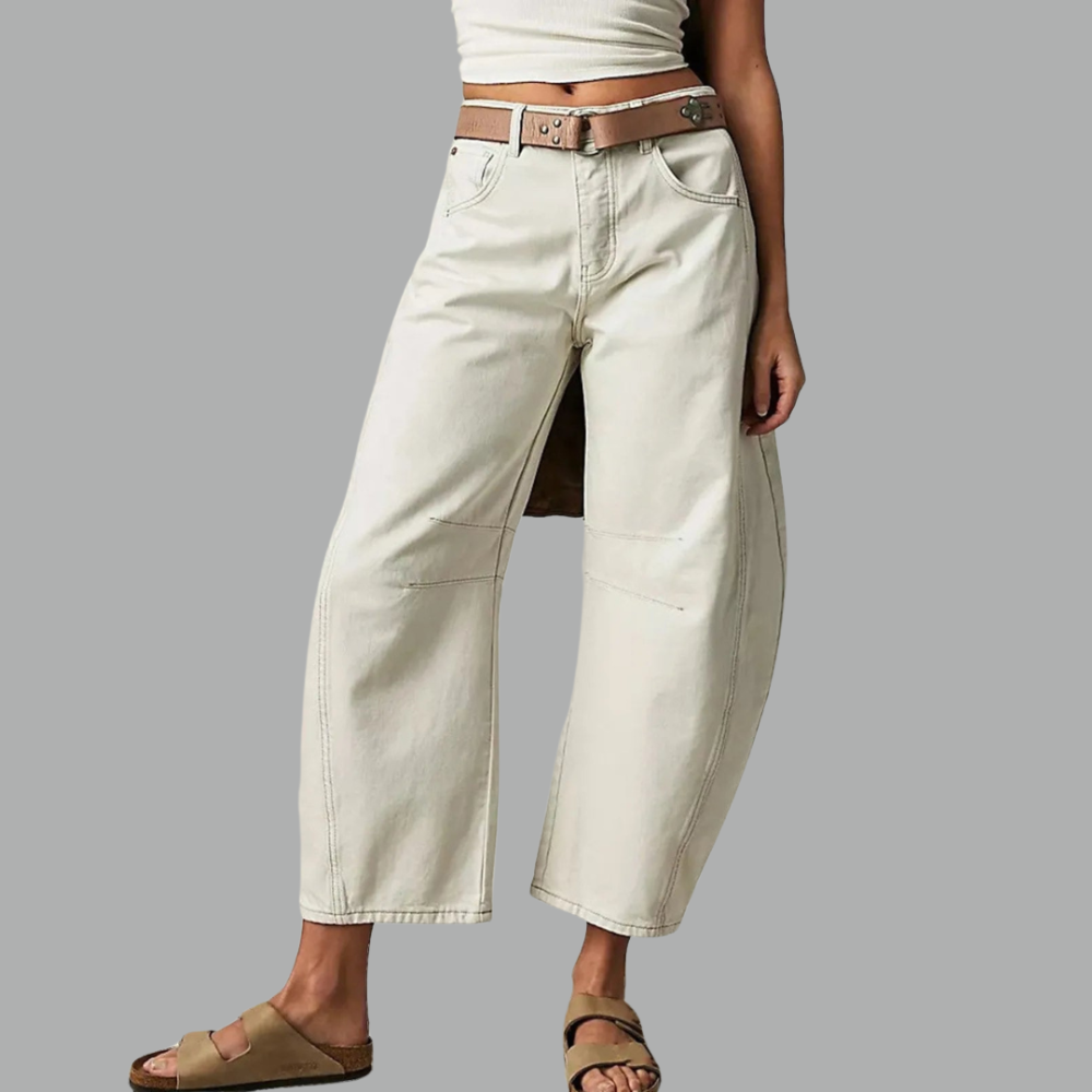 Tatum | Barrel Leg Jeans with High Waist and Relaxed Fit