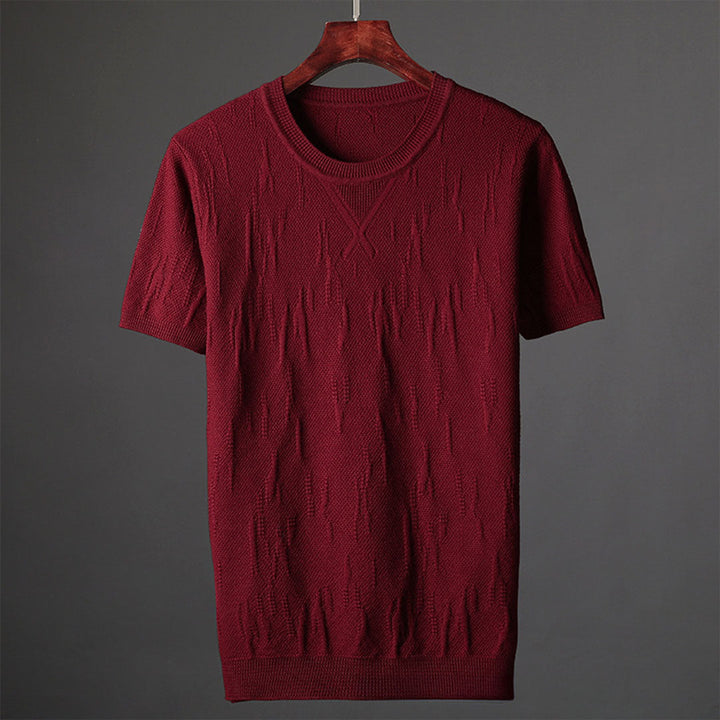 Hensu Textured Cotton T-Shirt