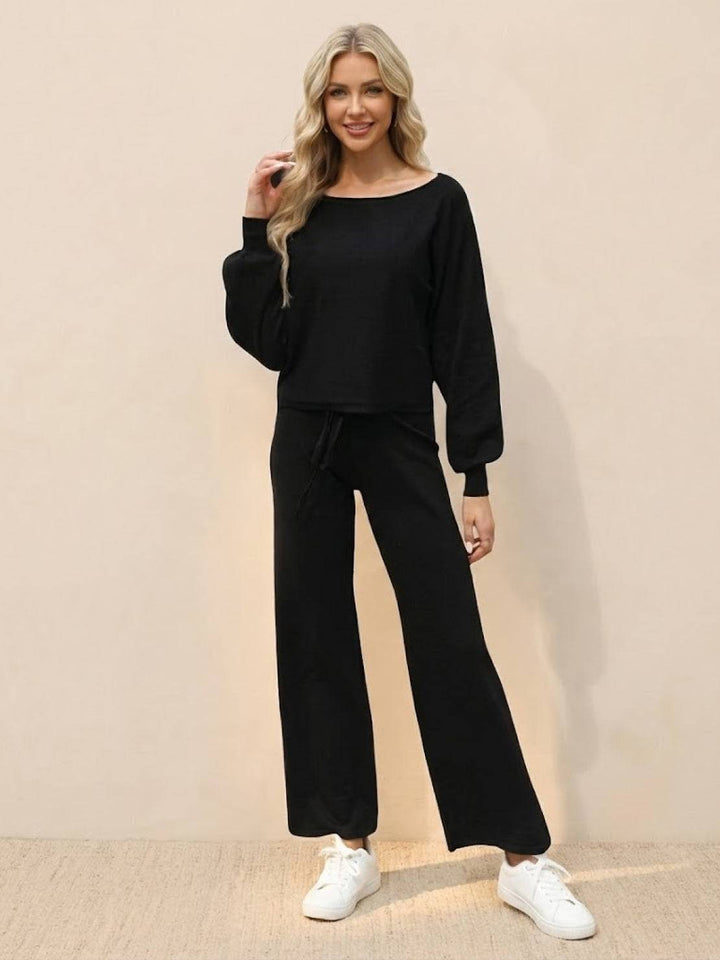Zara | Lounge Set with Cropped Sweatshirt