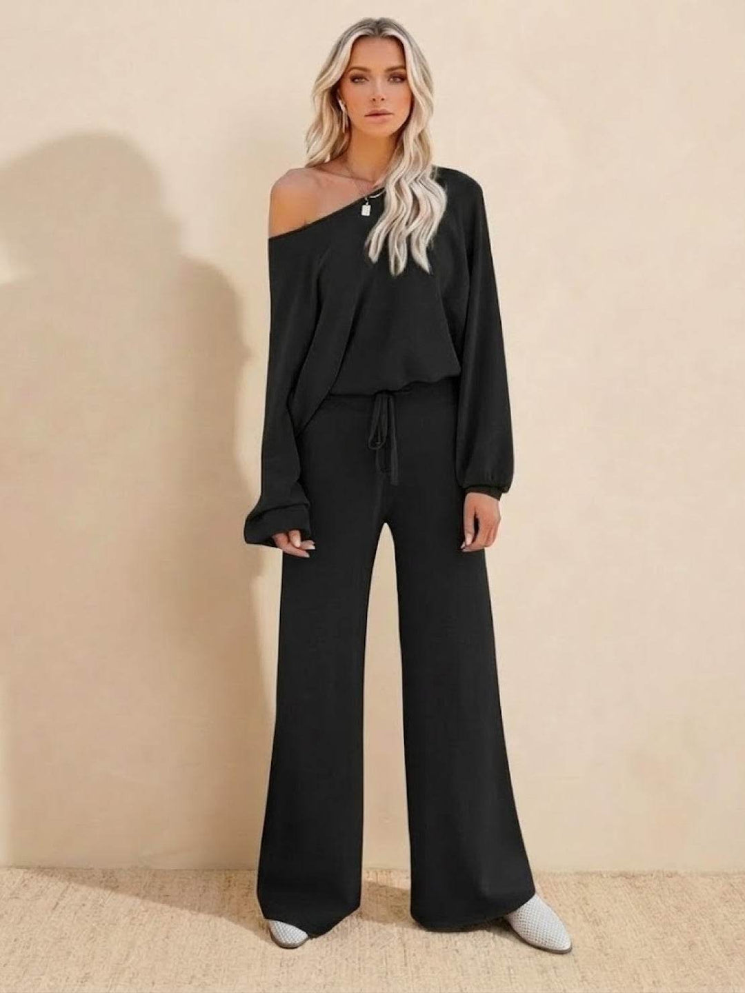 Zara | Lounge Set with Cropped Sweatshirt