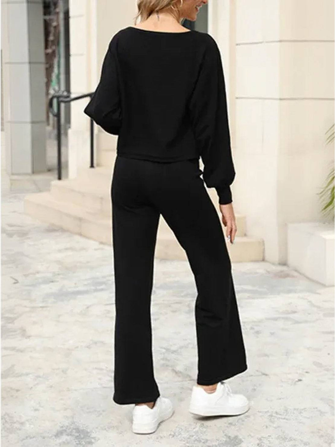 Zara | Lounge Set with Cropped Sweatshirt