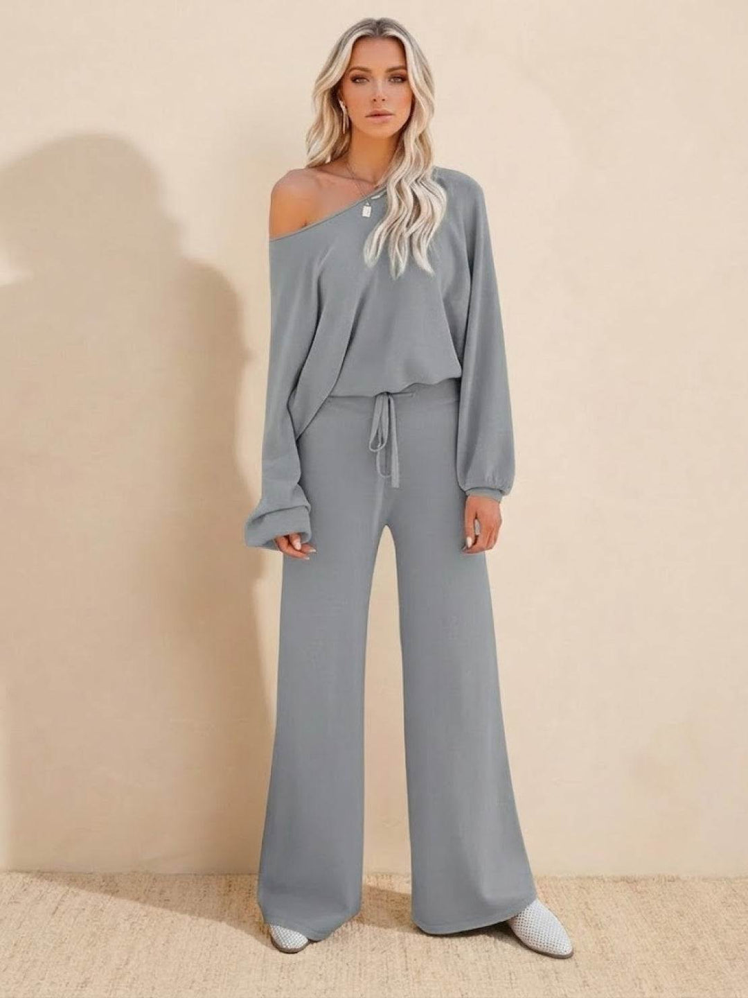 Zara | Lounge Set with Cropped Sweatshirt