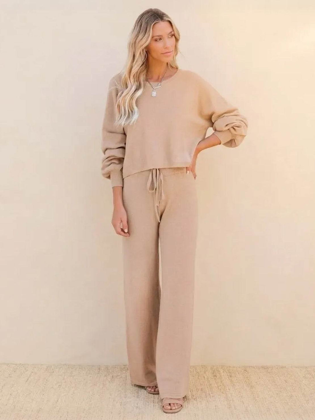 Zara | Lounge Set with Cropped Sweatshirt