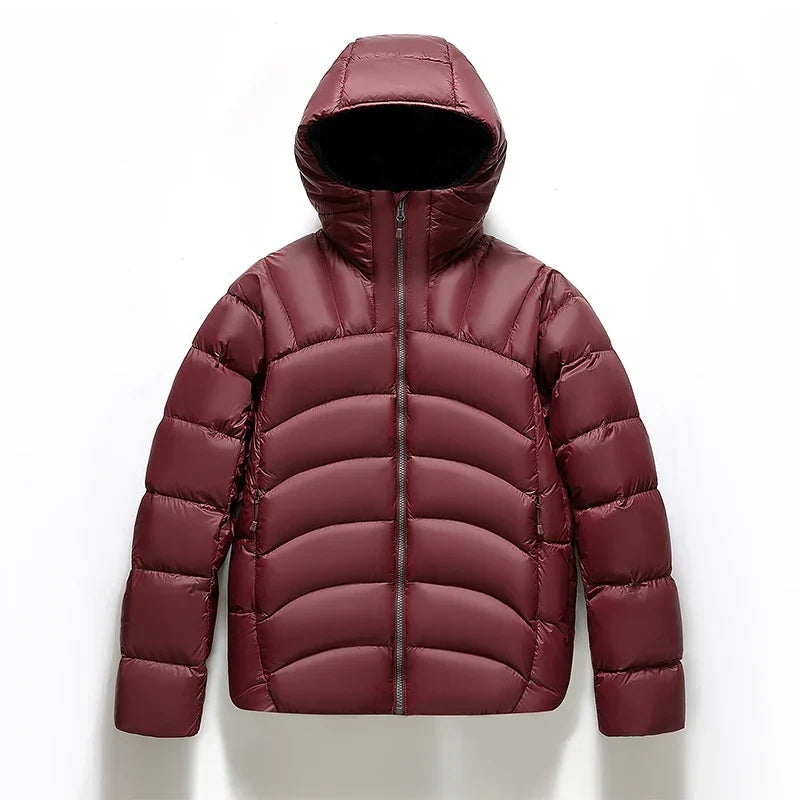 Nordic White Duck Down Puffer Jacket