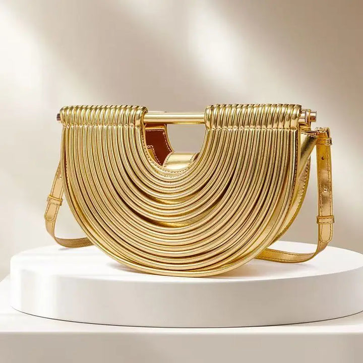 Ayla | Women's Purse with Ridged Surface and Strap