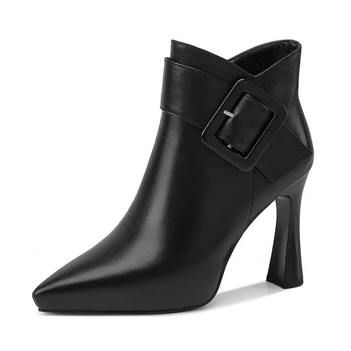 Clarice Ankle Boots with Buckle
