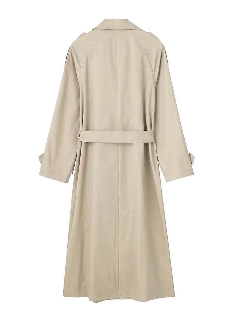 Alice | Women's Trench Coat with Belt and Lapels