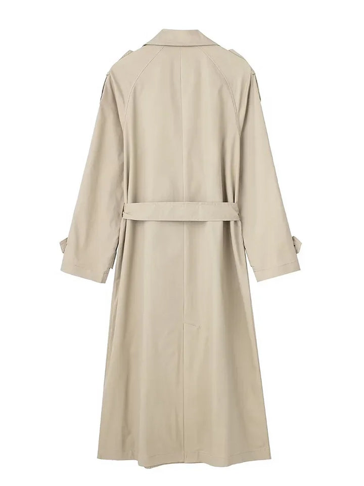 Alice | Women's Trench Coat with Belt and Lapels