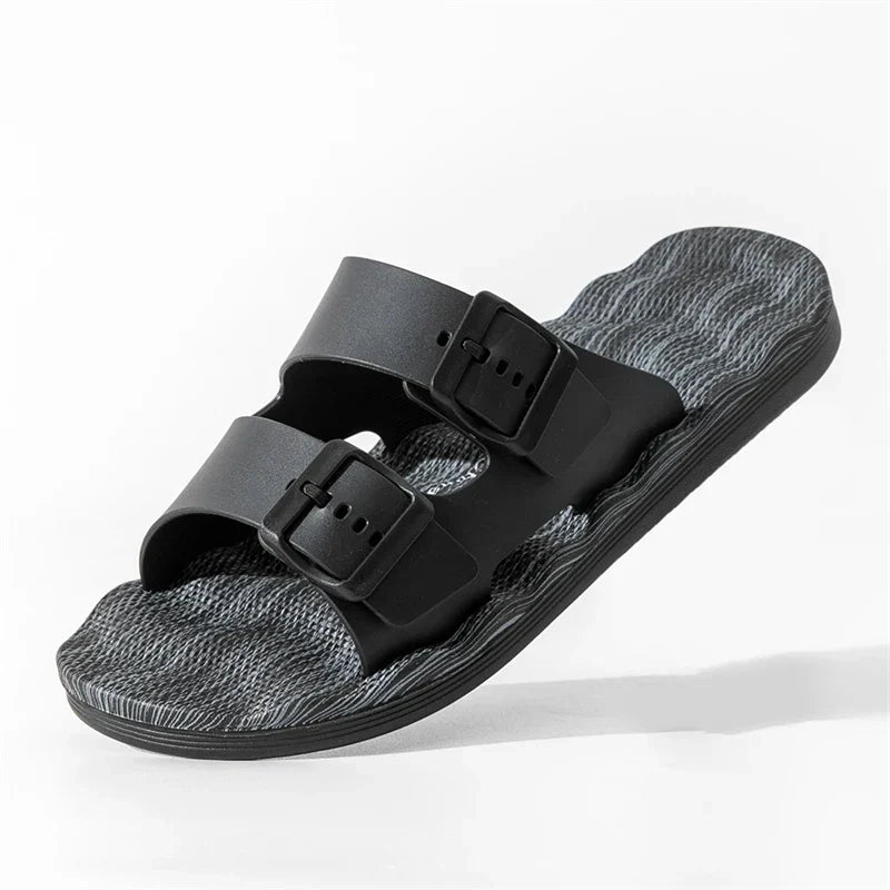 Van Belmont Orthopedic Leather Slippers