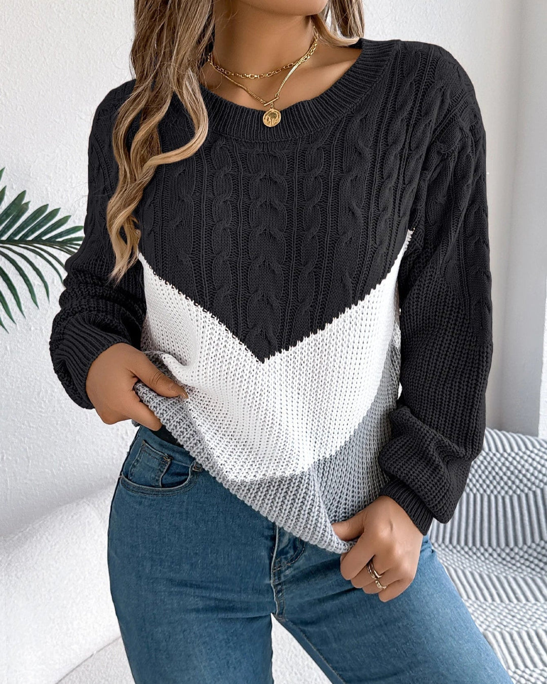 Chloe - The Chevron Sweater