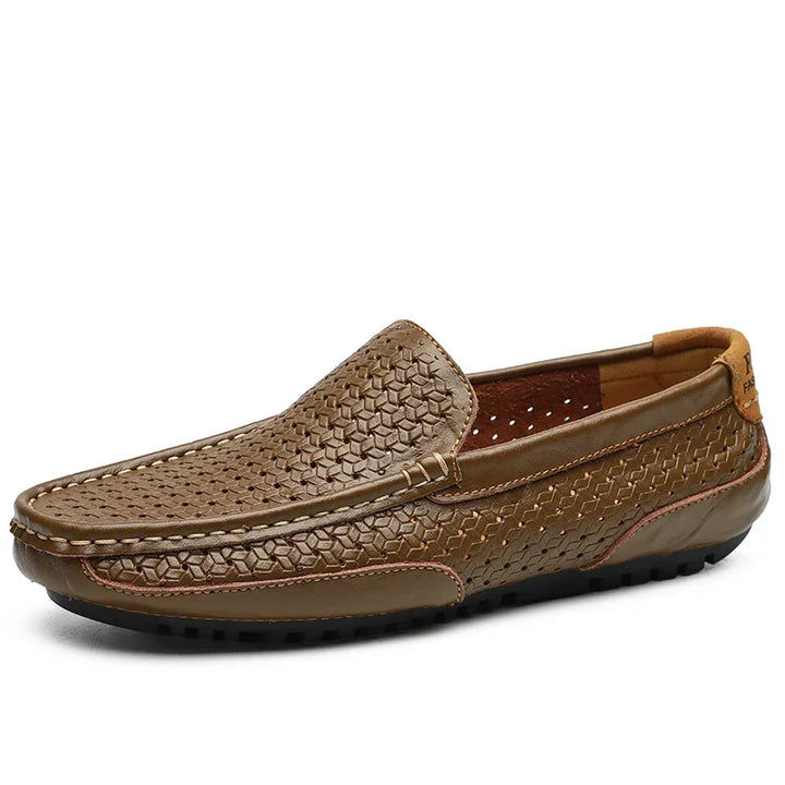 Edmond Genuine Leather Slip-Ons