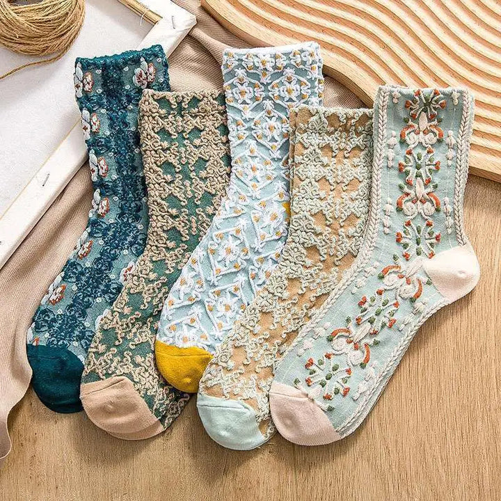 Rosedale Cotton Blossom Socks