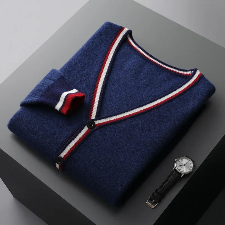 Charleston Cashmere Trim Cardigan