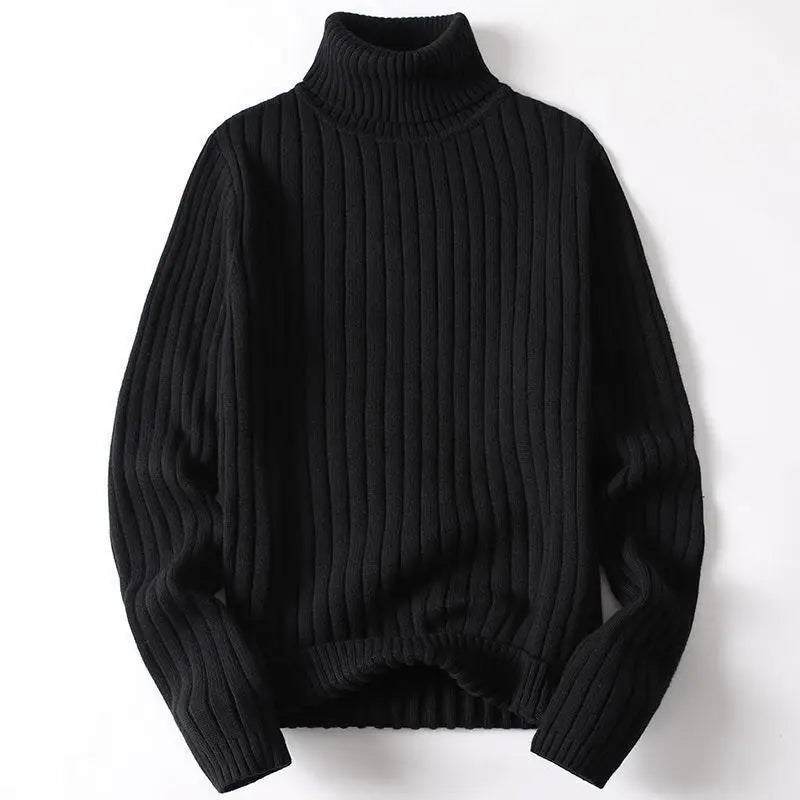 Ribbed Turtleneck Sweater
