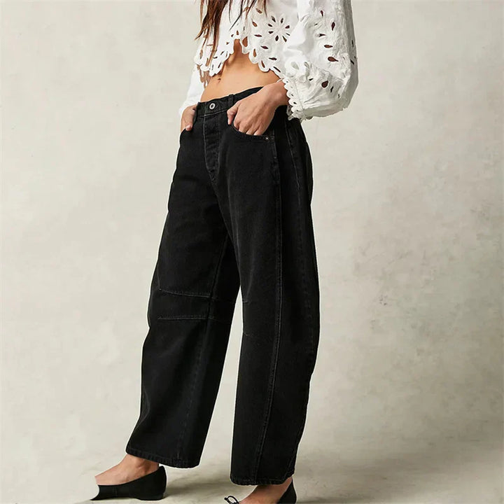 Tatum | Barrel Leg Jeans with High Waist and Relaxed Fit