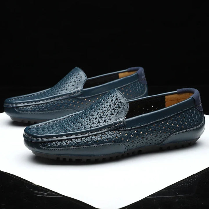 Edmond Genuine Leather Slip-Ons