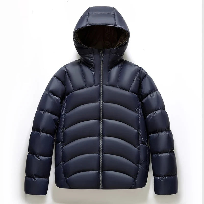 Nordic White Duck Down Puffer Jacket