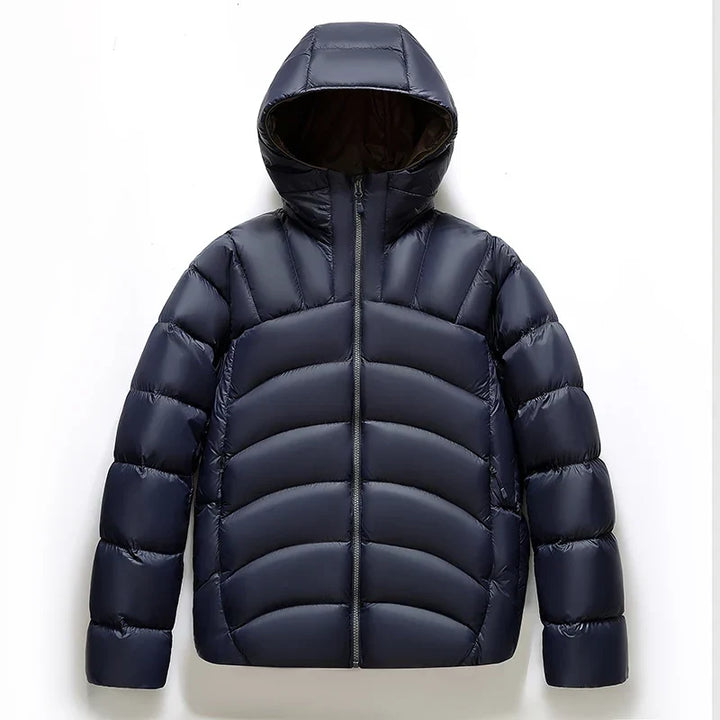 Nordic White Duck Down Puffer Jacket