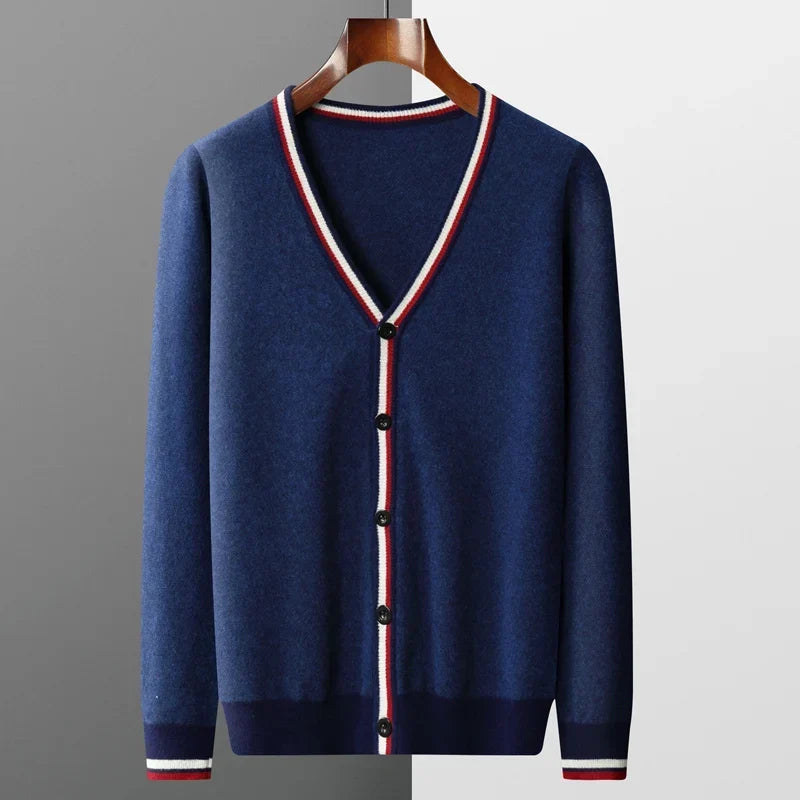 Charleston Cashmere Trim Cardigan