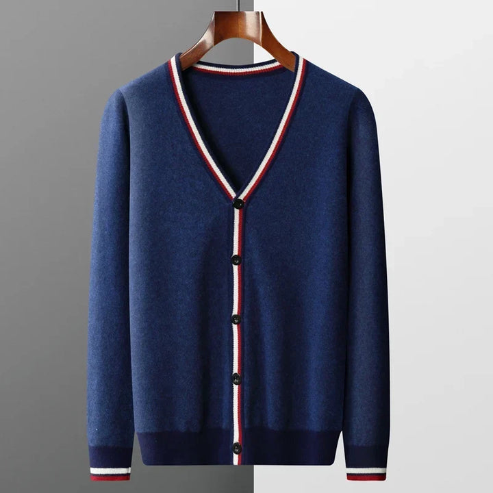 Charleston Cashmere Trim Cardigan