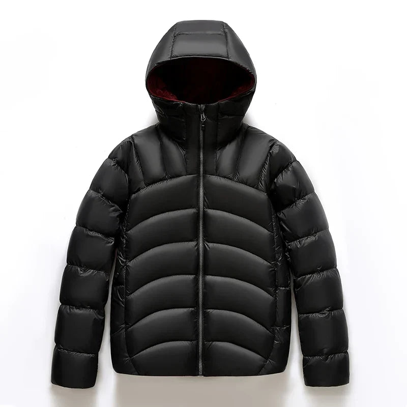 Nordic White Duck Down Puffer Jacket