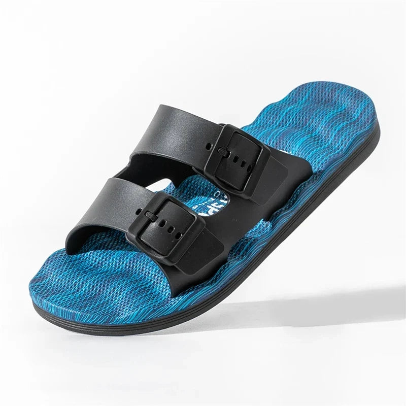 Van Belmont Orthopedic Leather Slippers