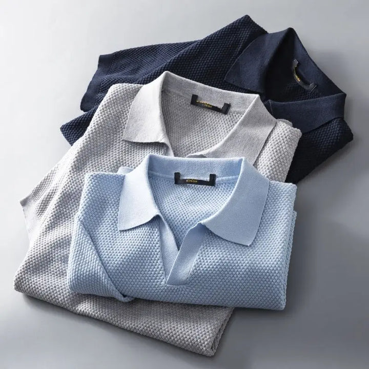 Emilio Luxe Peruvian Cotton Polo Shirt