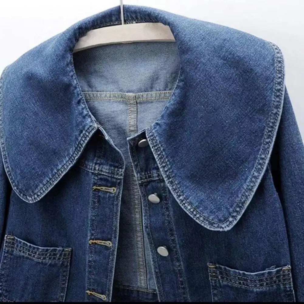 Sofia Denim Crop Jacket