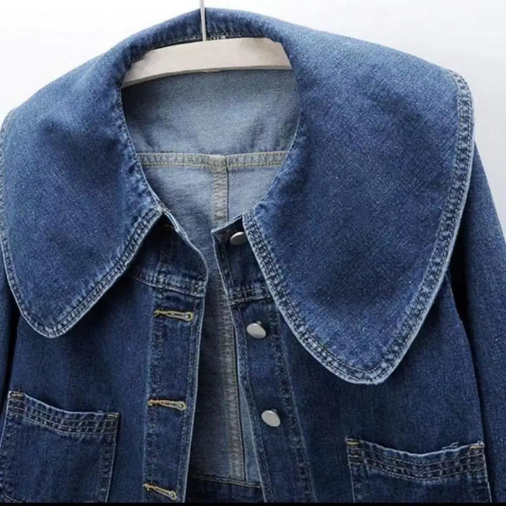 Sofia Denim Crop Jacket