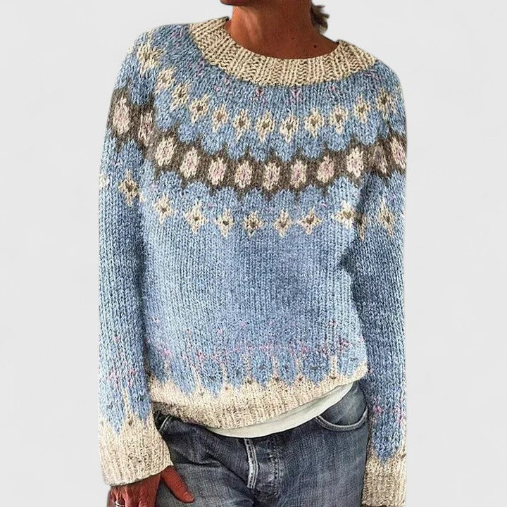 ELISE – NORDIC KNIT SWEATER