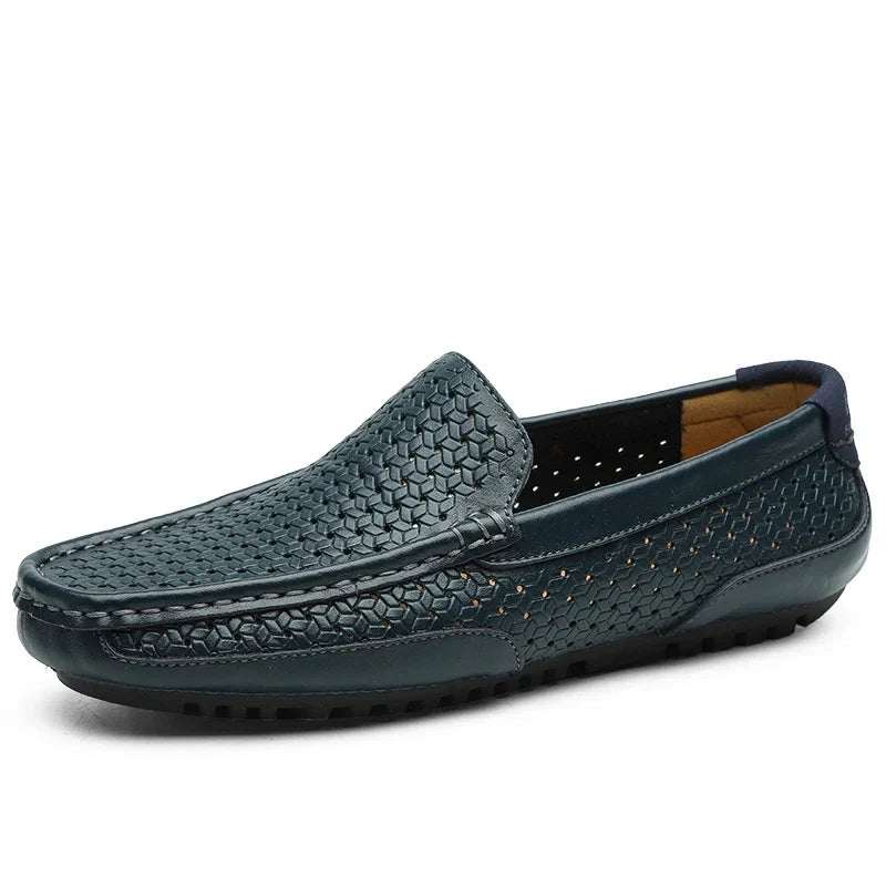 Edmond Genuine Leather Slip-Ons