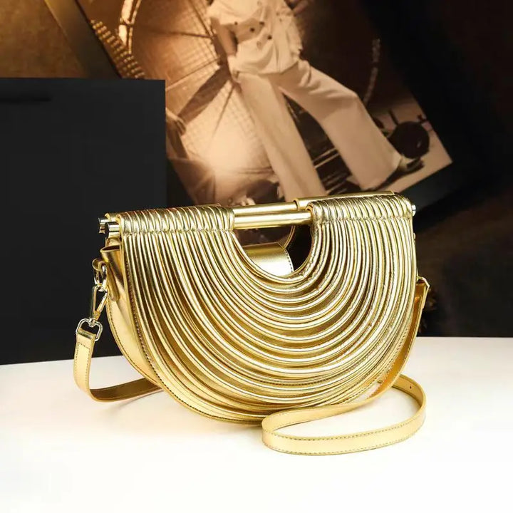 Ayla | Women's Purse with Ridged Surface and Strap