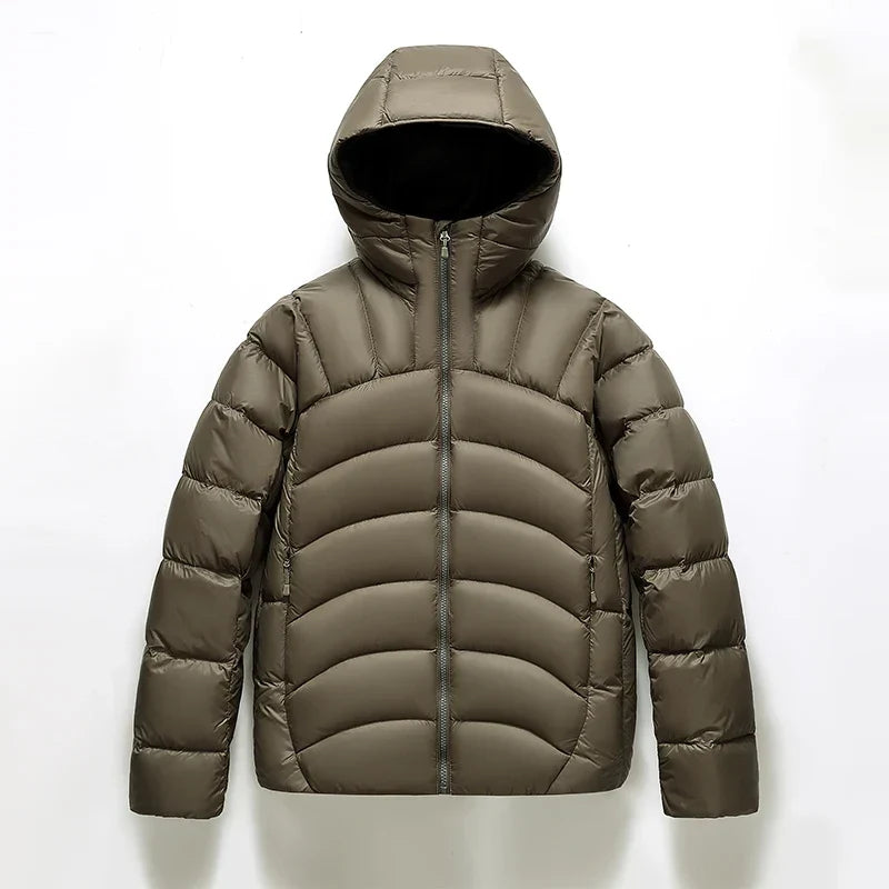 Nordic White Duck Down Puffer Jacket