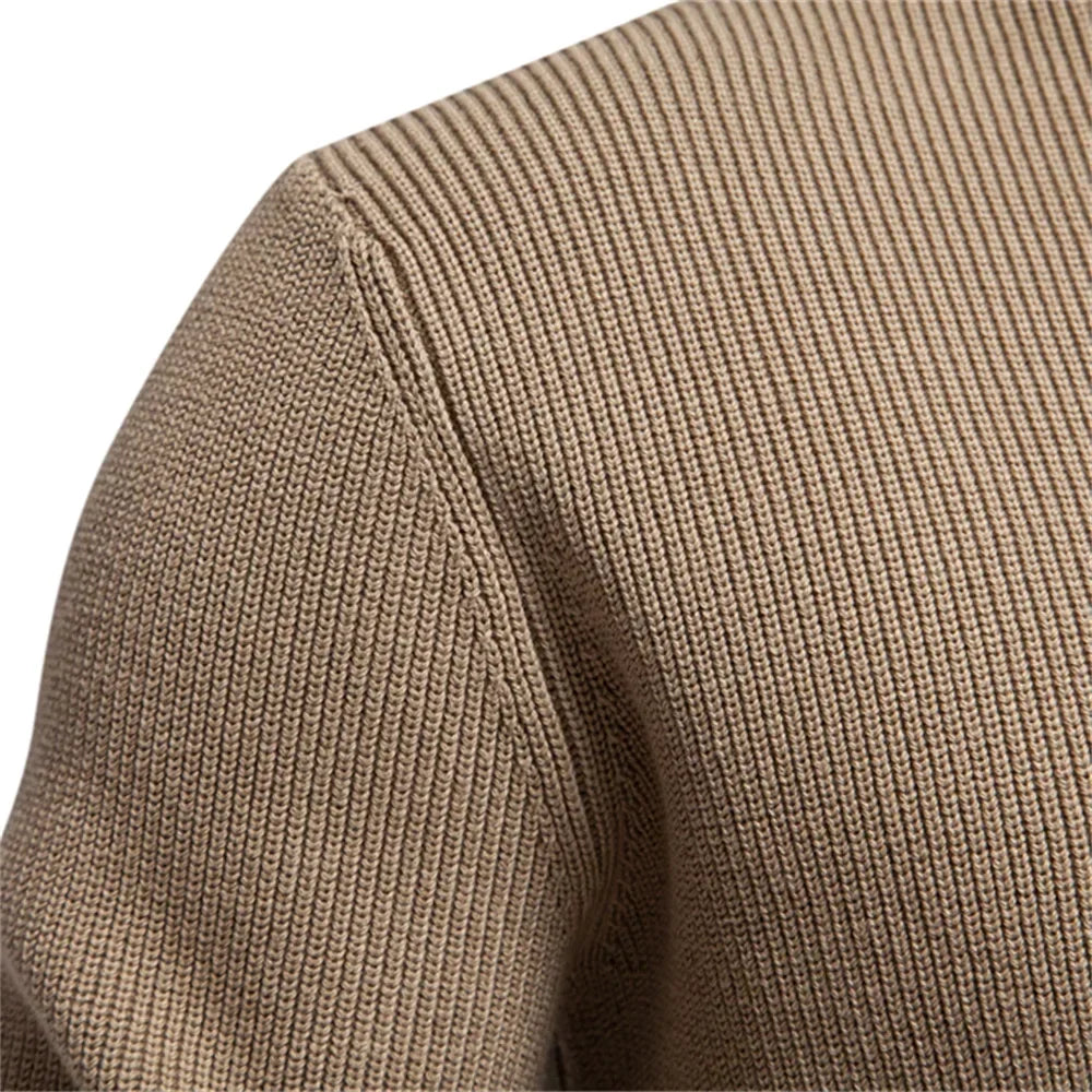 Men's Sweater with Button Details