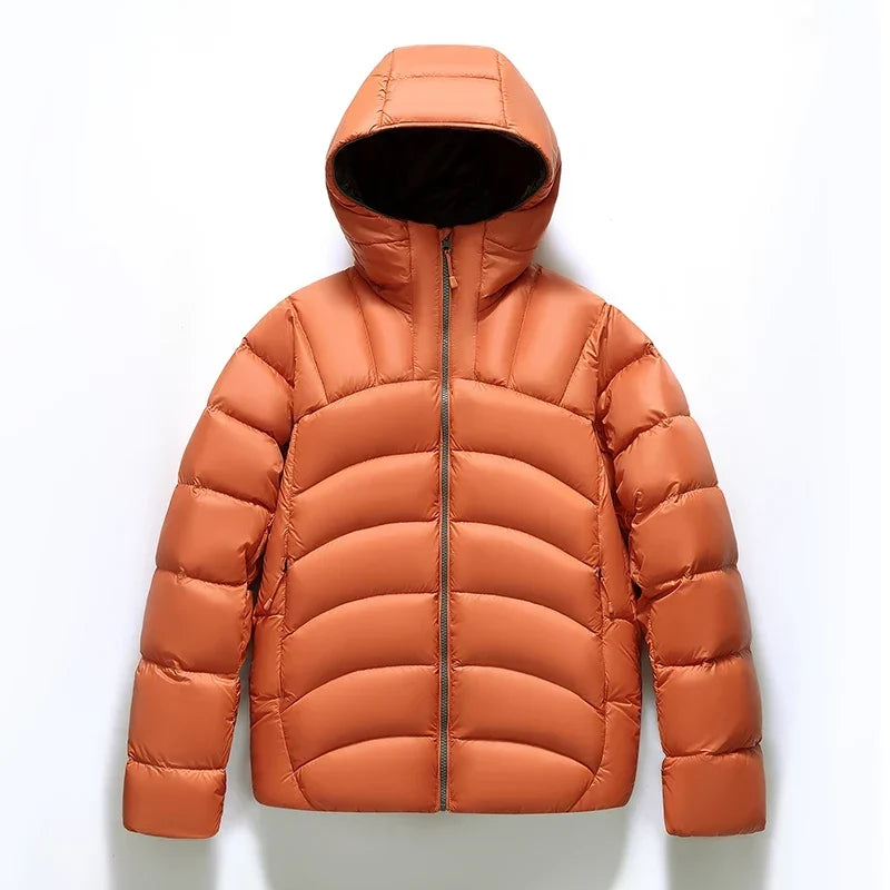 Nordic White Duck Down Puffer Jacket