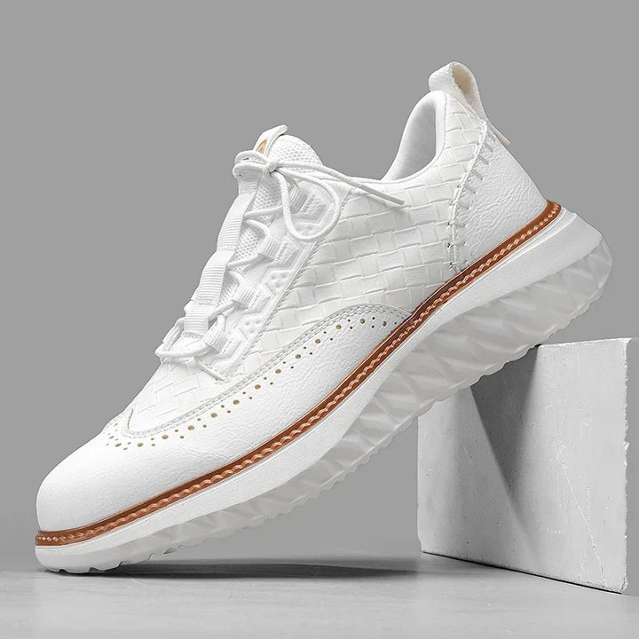 Lancaster Wingtip Leather Sneakers