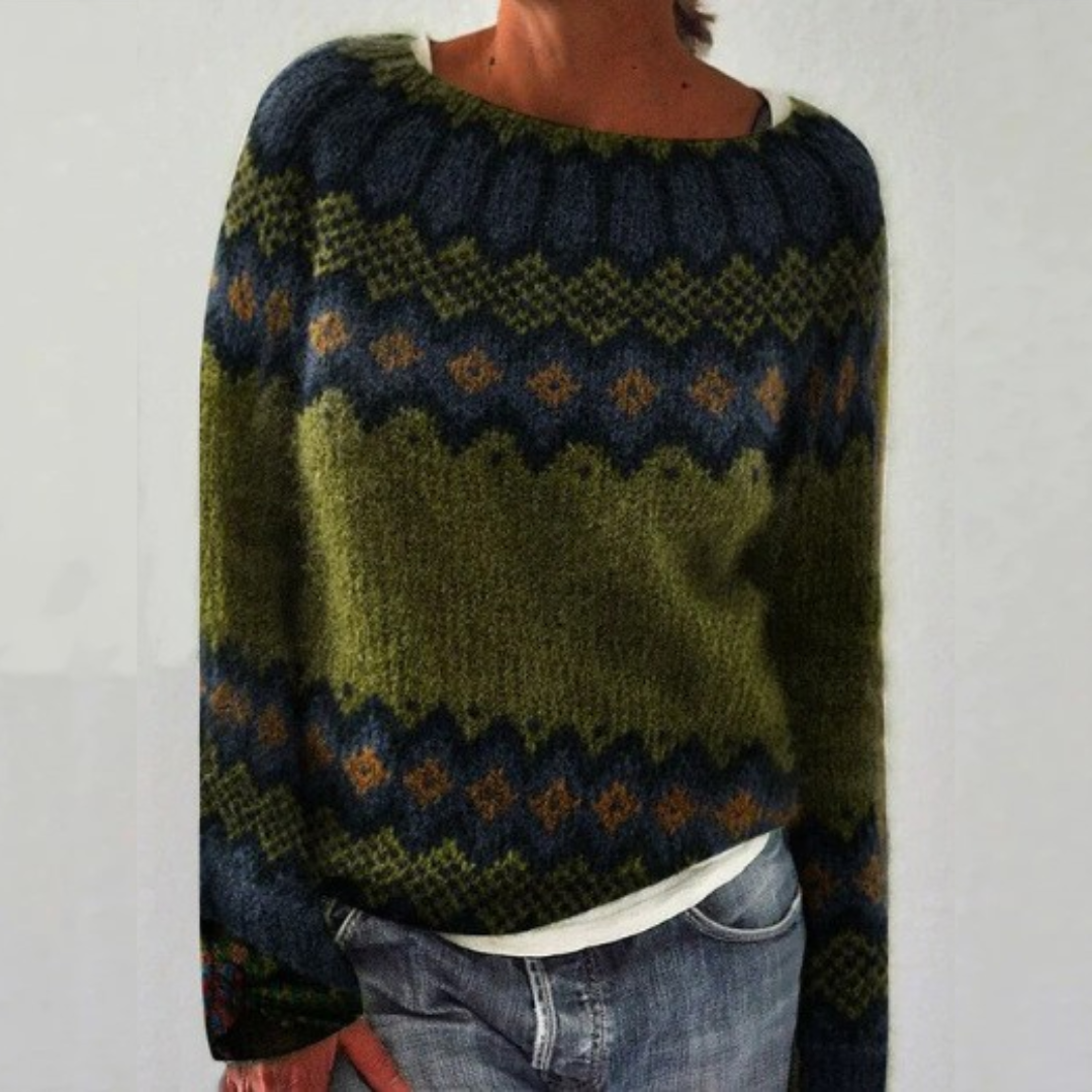 SILVIA | Retro Pullover