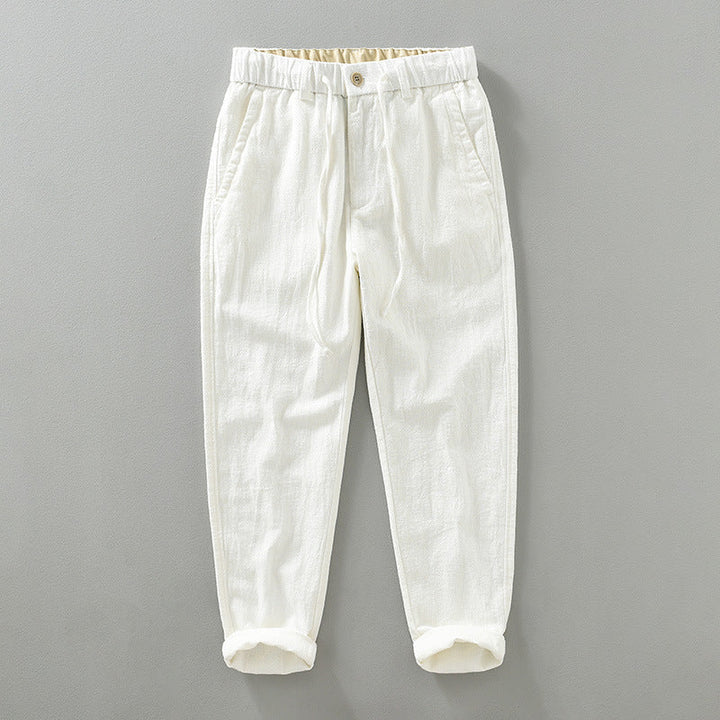 Elliot Linen-Cotton Trousers