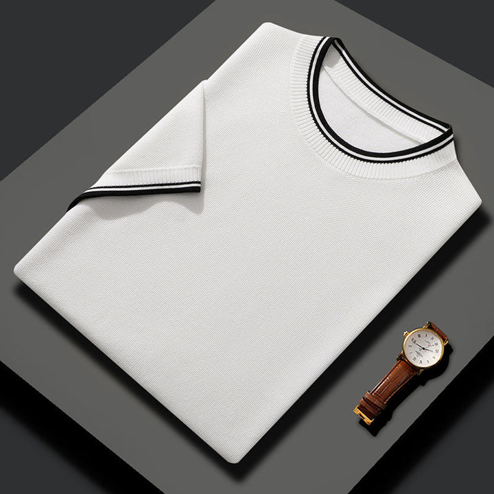 Calder Cotton Silk Short Sleeve Shirt